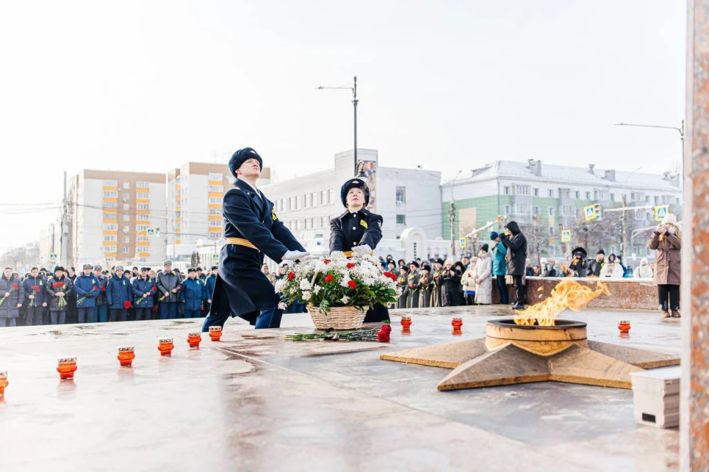 Памятный митинг, посвященный снятию блокады Ленинграда